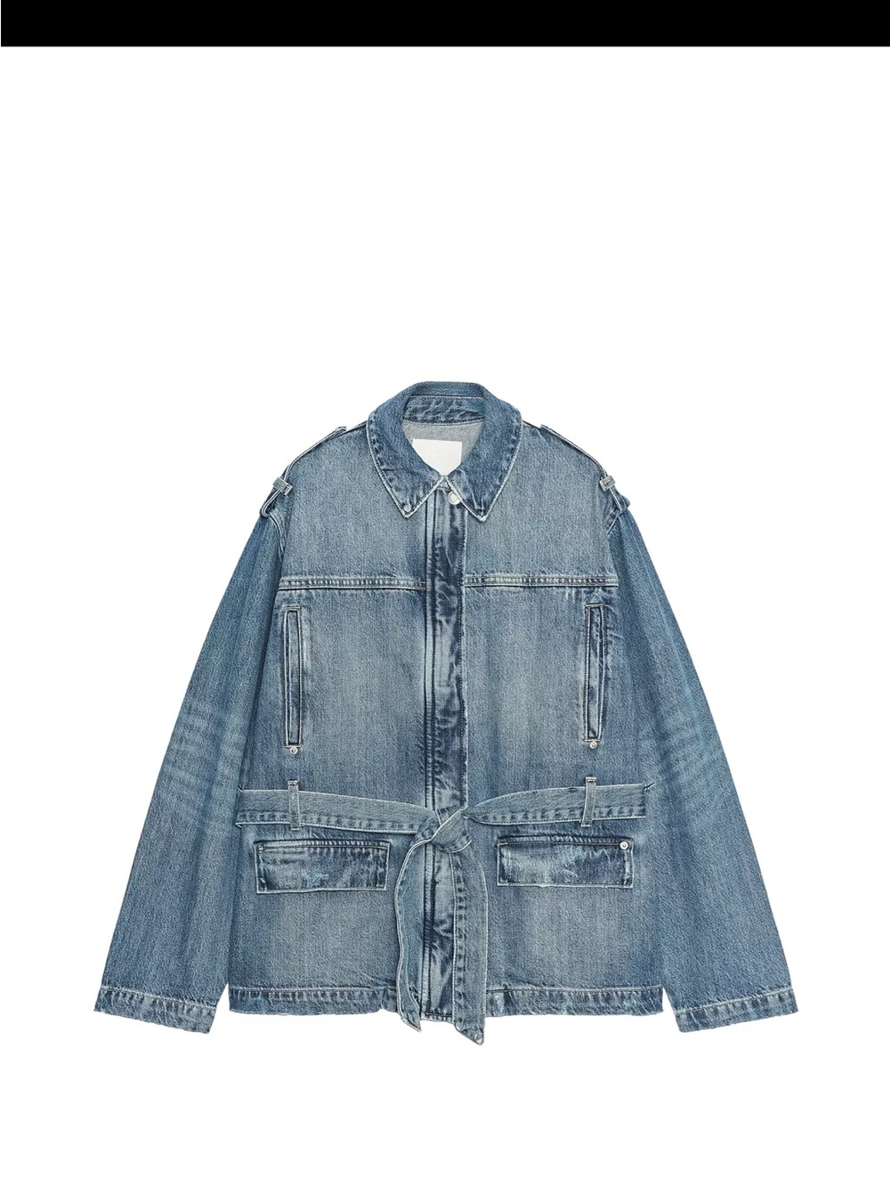 Zara Belted Denim Jacket 5252/271
